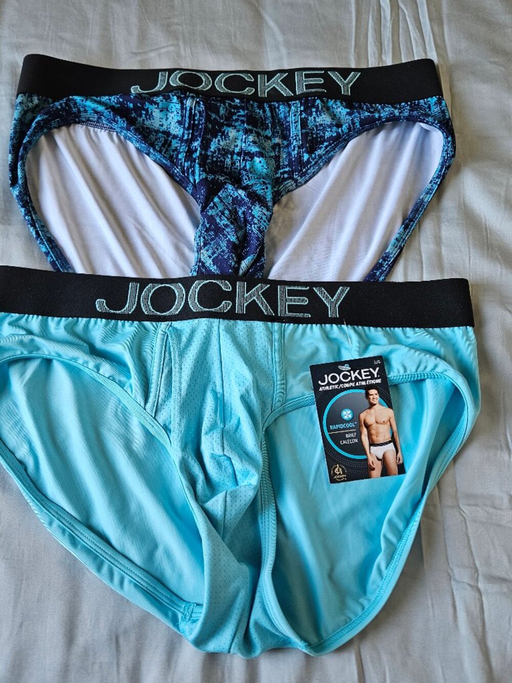 Jockey Athletic Mens briefs - 2 pairs (different colours/pattern)